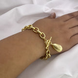 18K Gold Plated Link Bracelet