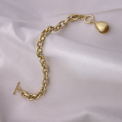 18K Gold Plated Link Bracelet