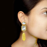 Unique Designer pearl Dangle Earrings in 18kGold- Plated SOKU7575