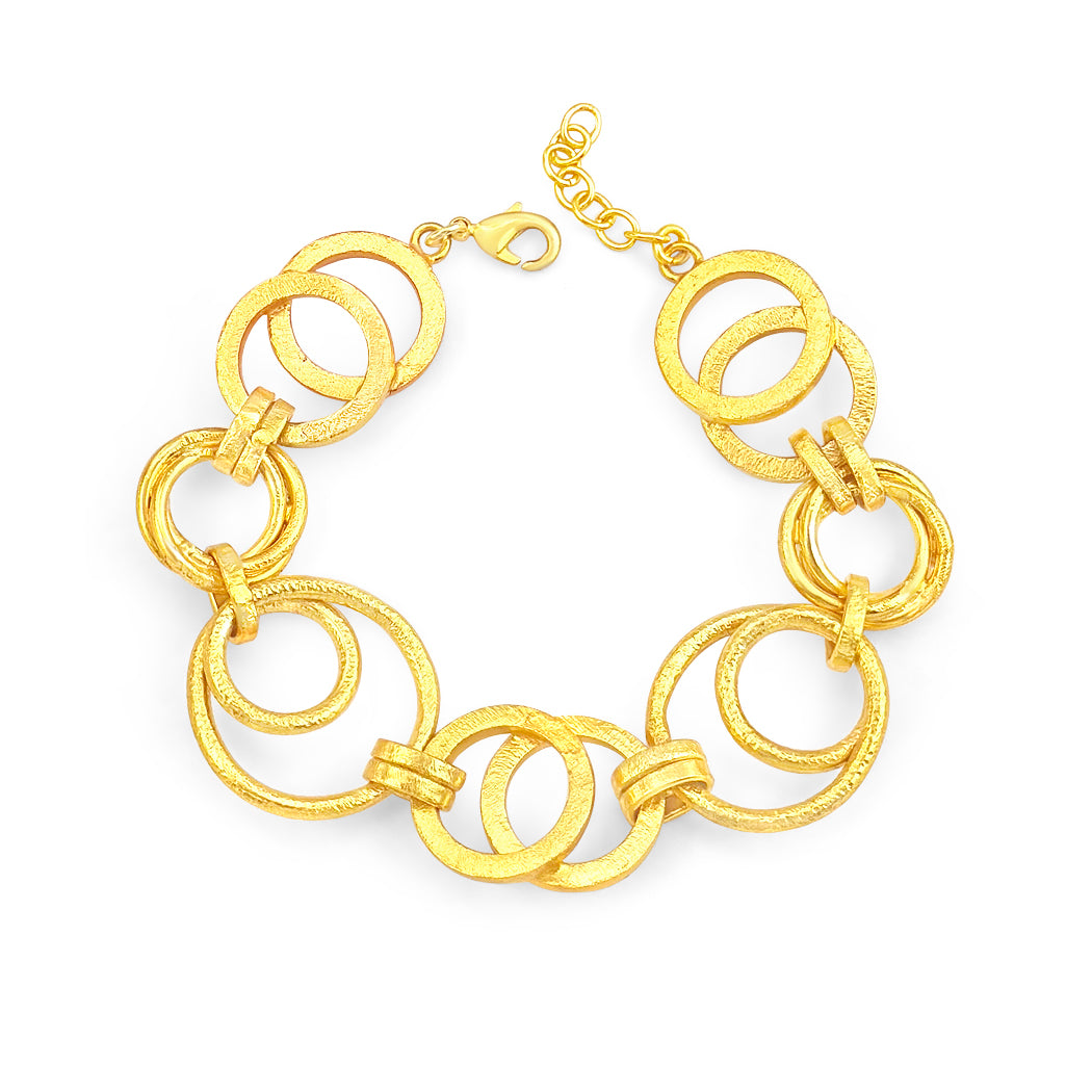 18K Gold Plated Link Bracelet