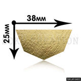 Gold plated Statement Stud Earrings SKU6483