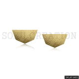 Gold plated Statement Stud Earrings SKU6483