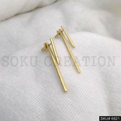 Gold plated Statement Unique Design of Drop and Dangle Earring SKU6621