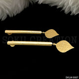 Gold plated Drop and Dangle Leaf Handmade Design Earring SKU6887