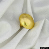 Gold plated plain Geometric Adjustable Ring SKU7317