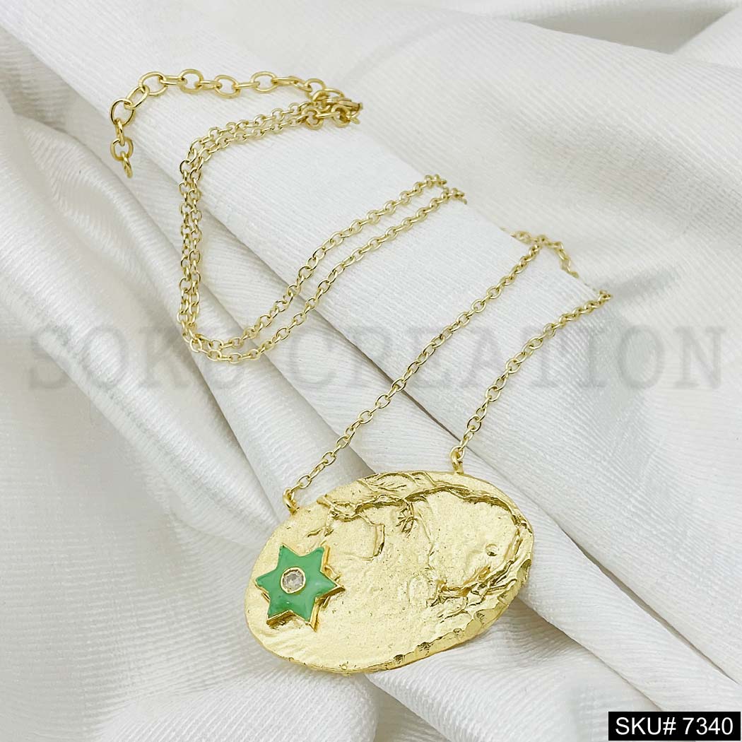 Gold plated Necklace Earring and Ring SKU7340