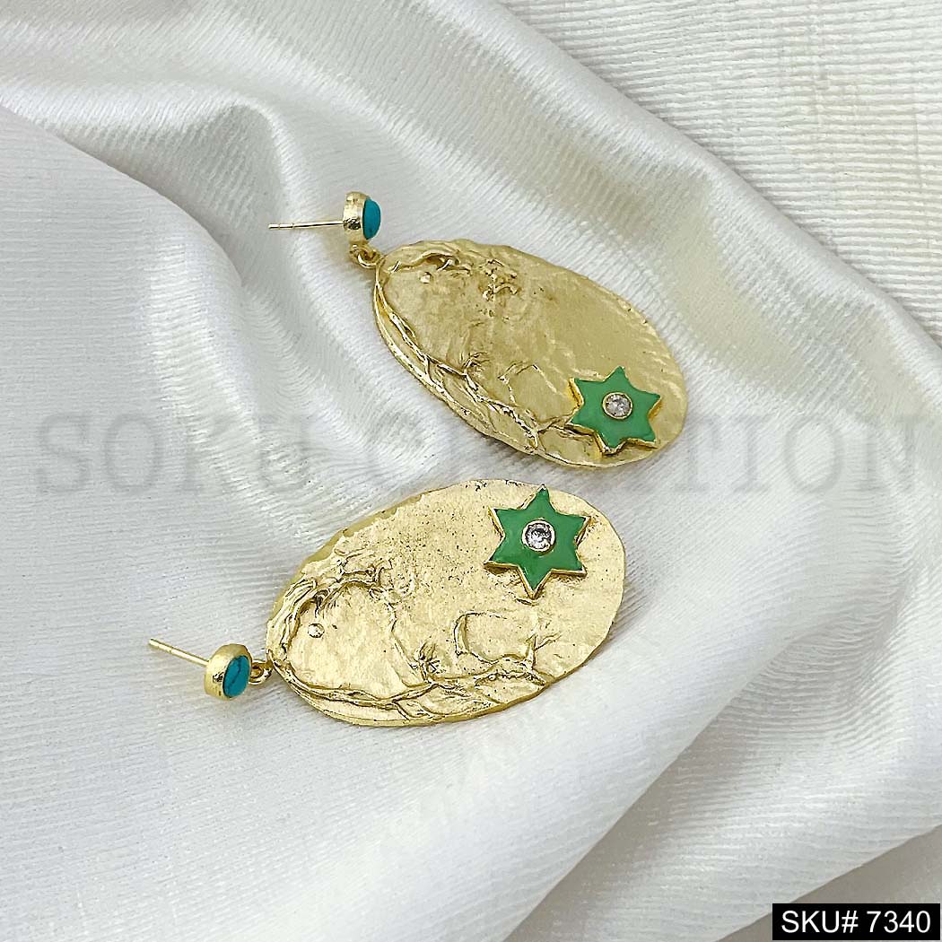 Gold plated Necklace Earring and Ring SKU7340