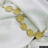 A Unique Designer Party Era Bracelet in Gold Plated SKU7422